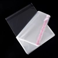 Sacs en plastique transparents PP OPP pour vêtements et chaussettes, auto-adhésifs, sous vide, épais, personnalisables, avec fermeture hermétique, vente en gros