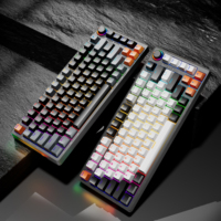 Clavier d'ordinateur à échange à chaud 83 touches Clavier de jeu mécanique sans fil 2.4G avec tampon en silicone