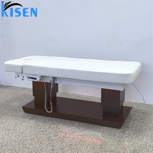 Kisen Big Discount Beauty Bed Thai Massage <b>Table</b> Electric 4 Motors with Led Light Remote Control Salon Eyelash Furniture on Sale - Product Image 2