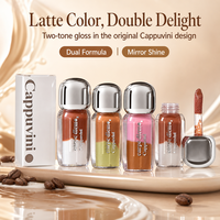Gloss à lèvres rose liquide effet miroir, repulpant, double gloss à lèvres, style coréen, effet miroir aquatique, lèvres pulpeuses, maquillage quotidien