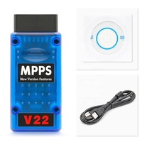 MPPS V22 MPPS Master Auto ECU Chip Tuning Interface MPPS V2 para EDC15 EDC16 EDC17 Multi-Idioma CAN Flasher Remap Cable