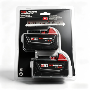 Milw M18 High Output 6.0Ah/5.0Ah 2-Pack 18650 Sel Baterai Solid State LiFePO4 Cocok untuk Alat M18 Bor Obeng Kunci Impact - Product Image 2