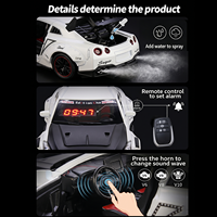 2026 Trendiger Hypercar-Auto-Wecker mit Motorgeräuschen & Sprühnebel Kreatives Desktop-Ornament HypercarAlarmClock124