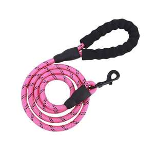 Tali anjing nilon tahan lama dengan tali reflektif <span class=keywords><strong>Harness</strong></span> anjing besar dan sedang dan kerah berjalan bermotif timah bulat - Product Image 4