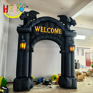Usine En Gros Halloween Arche Gonflable Cour Décorations Jardin Lumineux Festival Décorations Gonflable Bienvenue Arche - Product Image 4