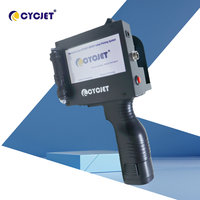Imprimante à jet d'encre portable CYCJET Smart I-2L, chargeur de téléphone, logo, imprimante portable, 25,4 mm, imprimante à jet d'encre noire