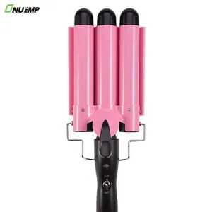 Curly Three Barrel Ceramic Mini Hair Curler Automatic Rotating Iron Waves Hair Curling