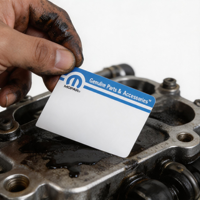 Étiquettes d'identification de pièces Mopar personnalisées, autocollantes, imperméables, recyclables, en vinyle imprimé directement en usine, taille personnalisée, autocollants automobiles