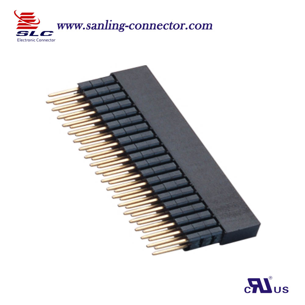 2,54 мм 16 Pin стекируемые Заголовок для Длинные pin гнездовой разъем