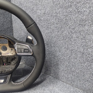 <span class=keywords><strong>Volant</strong></span> de voiture en cuir personnalisé pour <span class=keywords><strong>Audi</strong></span> RS3 RS4 RS5 S3 S4 S5 S6 RS6 RS7 <span class=keywords><strong>A3</strong></span> A4 A5 Q3 Q5 A6 A7 R8 TT S7 - Product Image 3