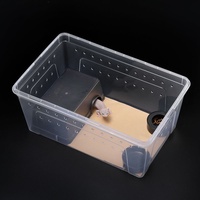 Reptile Tank Cage Escalade Pet Boîte D'élevage pour Amphibie Escargot Araignée Gecko Grenouille À Cornes Grande Tortue