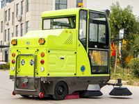 Autolaveuse électrique autoportée neuve avec batterie 48V, brosse latérale et balayeuse de sol 600W