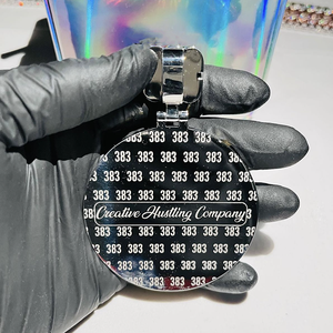 Perhiasan Hip Hop Rappers 925 perak murni liontin foto Vvs Moissanite berlapis emas Vvs Ename 3d Kustom es keluar liontin - Product Image 3