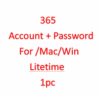 Cuenta de Software para Portátil Lifetime M365 Pro Plus con Acceso por Contraseña para MAC y PC, Gráficos y Multimedia, en Stock