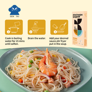 Nouilles de konjac séchées saveur originale, shirataki naturel, faible en calories, faible en glucides, sans sucre, sans matières grasses, sans gluten, non OGM - Product Image 4