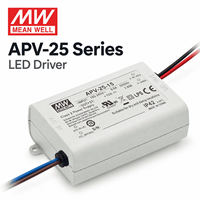 Alimentation électrique à courant continu/alternatif à tension constante Meanwell APV-25 pour LED