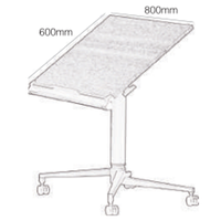 Table de levage de bureau debout pneumatique réglable en hauteur automatique vers le bas Table intelligente