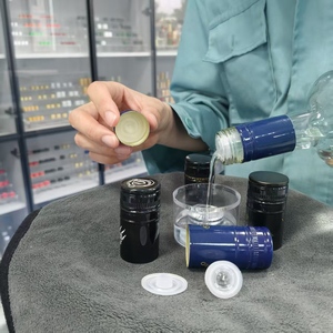 Capsules en plastique et aluminium Source Factory 500 ml pour vin et vodka avec bouchon de contrôle de débit pour whisky et spiritueux - Product Image 2