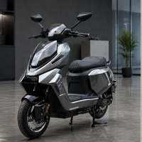 Nouvelle moto électrique haute vitesse 1000W, scooter électrique longue portée pour trajets urbains avec grande plateforme pour les pieds