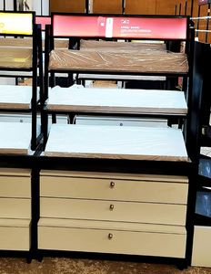 ชั้นวางเครื่องสำอางดีไซน์ทั้งร้านตู้โชว์อุปกรณ์ดูแลผิวชั้นวางเครื่องสำอาง - Product Image 3