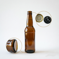 Machine automatique pneumatique de mise en capsule pour bouteilles de bière en verre avec anneau de tirage métallique