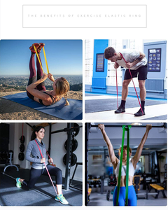 Banda <span class=keywords><strong>de</strong></span> resistencia <span class=keywords><strong>de</strong></span> látex <span class=keywords><strong>de</strong></span> alta resistencia, banda elástica <span class=keywords><strong>de</strong></span> ejercicio para fuerza deportiva, banda <span class=keywords><strong>de</strong></span> asistencia, entrenamiento, <span class=keywords><strong>Pilates</strong></span>, equipo <span class=keywords><strong>de</strong></span> Fitness - Product Image 4