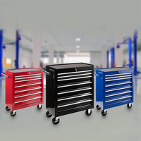 247 pièces mélangeur argent coffre CR-V 200-500 armoire à outils chariot chariot rouleau outil armoire chariot acier inoxydable outil coffre métal