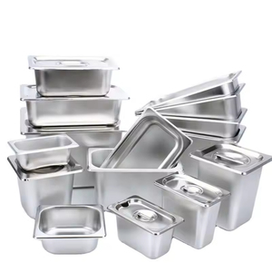 Nhà Máy Thực Phẩm Xe Tải Thực Phẩm Container Tất Cả Các Kích Thước <span class=keywords><strong>Gastronorm</strong></span> Chảo 0.7Mm/1.0Mm Thực Phẩm Chủ Container Với Nắp - Product Image 6