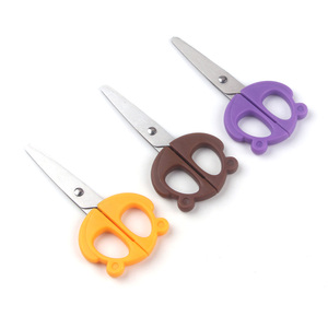 <span class=keywords><strong>Ciseaux</strong></span> d'artisanat <span class=keywords><strong>pour</strong></span> enfants, en acier inoxydable, à pointe ronde, vert et rose, <span class=keywords><strong>pour</strong></span> la découpe de papier, usage domestique - Product Image 4