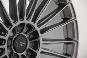 GPWLGZJ Rizo 912 R20 8.5j 9.5j 5 Trous 108mm 112mm 120mm Jantes de voiture <span class=keywords><strong>FF</strong></span> en aluminium gris satiné - Product Image 6