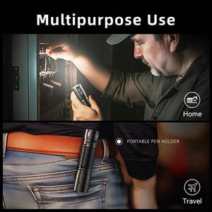 वार्सन ए 700 फ्लैशलाइट आउटडोर सामरिक पोर्टेबल अल्ट्रा उज्ज्वल उच्च लुमेन लंबी रेंज चार्ज फ्लैशलाइट - Product Image 2