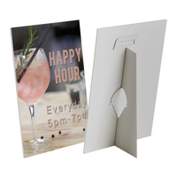 Unit Meja Display PVC Cetak CMYK Bestful Signs untuk Kartu Ucapan