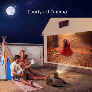 Proyector LED DLP Portátil de Bolsillo Pico Mini WIFI Android 3D 4K para P20, 300 Lúmenes, 2+32 GB, para Cine en Casa y <span class=keywords><strong>Camping</strong></span> - Product Image 5
