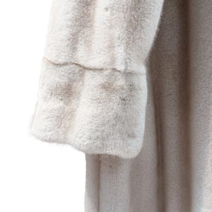   Manteau long de luxe en fausse fourrure de vison Maxi, col <span class=keywords><strong>blazer</strong></span> à revers, coupe oversize, soyeux et moelleux, pour l'hiver, vente en gros en petites séries - Product Image 6