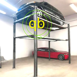 โซลูชั่นจอดรถแบบไฮดรอลิกอัตโนมัติคุณภาพดี 3 ชั้น อุปกรณ์โรงจอดรถ 3 ระดับ ลิฟท์จอด<span class=keywords><strong>รถ</strong></span>แบบ 4 เสา - Product Image 2