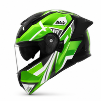 Casque de moto modulaire intégral Morgan homologué DOT en ABS, à double visière, personnalisable et sécurisé