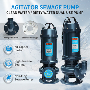 סוג חדש סכין שחיקה מכונת כרייה ללא clogging ביוב ניקוז בוצה צנטריפוגלי משאבת ביוב צנטריפוגלי - Product Image 2