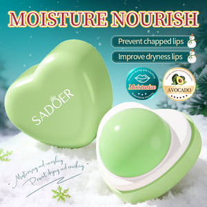 Bálsamo Labial Navideño SADOER al por Mayor, 5.8g, Humectante de Aguacate, Estuche en Forma de Corazón, Aroma a Frutas, Caja de Regalo Navideña OEM, Venta al por Mayor - Product Image 1