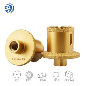 45-65mm M14 Broca de núcleo de diamante Broca de perforación de sierra de agujero de mármol - Product Image 2