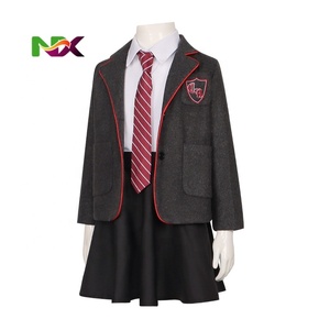 Costume da Cosplay di <span class=keywords><strong>Matilda</strong></span> il Musical di Roald Dahl Uniforme Gonna Camicia Cravatta Outfit per Halloween e Carnevale - Product Image 3
