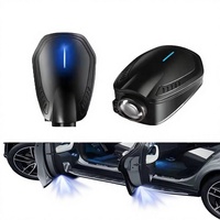 Projecteur LED universel sans fil pour portière de voiture, lumière de bienvenue, rechargeable, logo personnalisé, projecteur multicolore - Vente chaude