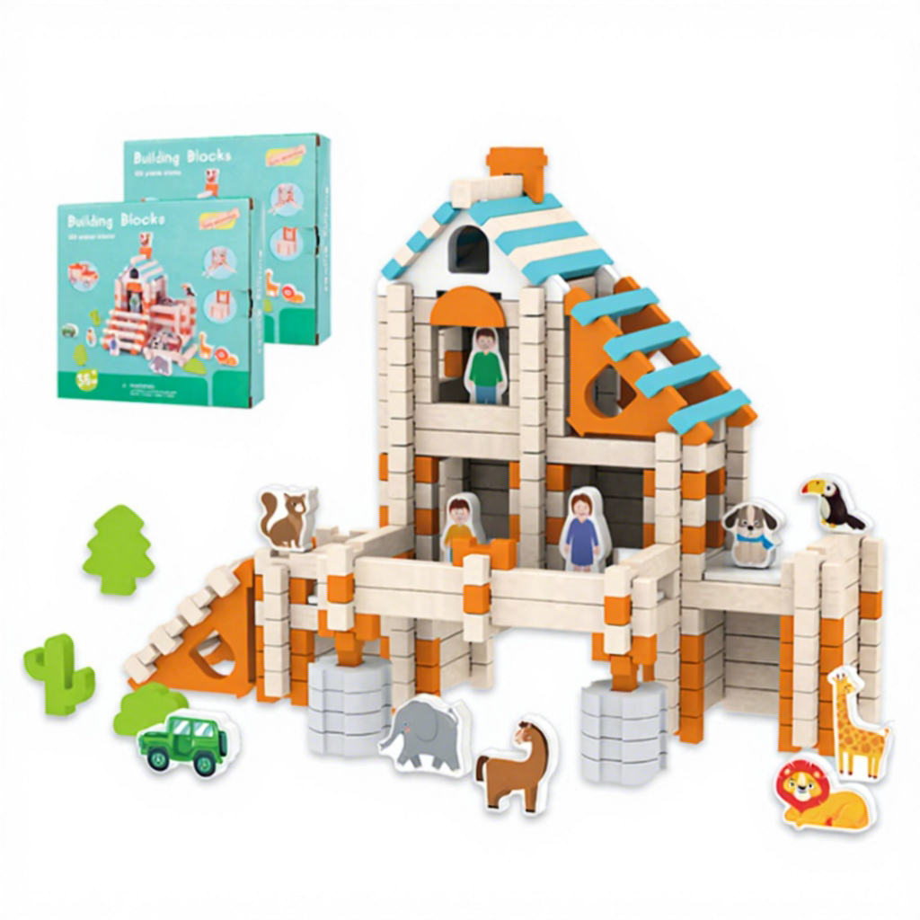 Model B mortise and tenon building blocks-new model