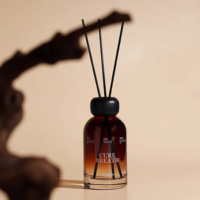Diffuseur de parfum en verre grande capacité en gros, nouveau produit, diffuseur d'aromathérapie longue durée pour la maison, diffuseur à bâtonnets avec logo personnalisé, cadeau