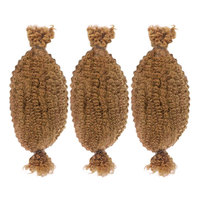 Extensions de cheveux crépus noirs naturels QVR améliorées 4A/3C, couleur naturelle en vrac