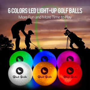 Factory Wholesale Blank <b>LED</b> Golf <b>Ball</b> Impact Lighting Custom 3-Layer with Logo High Quality Practice - Product Image 2
