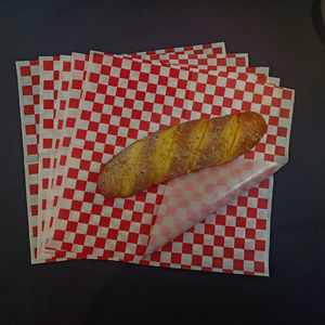 SP2982 Logo-Designed Food Grade <b>Wax</b> Paper Printed Roll Hamburger Packing <b>Wrap</b> with Grease Proof Waterproof Coated Features - Product Image 3