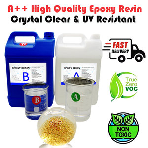Epoksi sanat reçine kiti 1 galon reçine epoksi kristal temizle a ve B epoksi reçine ve sertleştirici için DIY zanaat döküm ve kaplama - Product Image 4