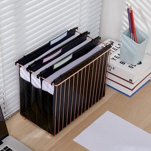 6-Pack đen nặng không thấm nước A4 Văn phòng phẩm có kích thước treo thư mục, 4-inch mở rộng accordion thư mục với nhãn tập tin lớn. - Product Image 6