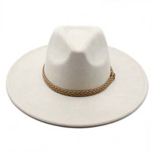 Nouvelle Arrivée 2025 – Chapeau Fedora en Polyester/Coton à Large Bord Style Jazz Panama Vintage – Casquette Unisexe Tendance pour Homme et Femme, Idéale pour Fêtes en Extérieur - Product Image 4