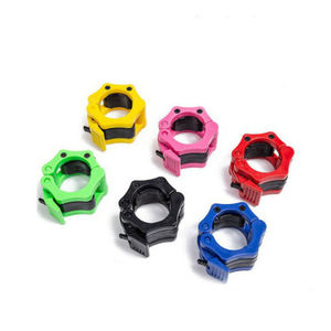 2025 Logo personnalisé gros équipement de Fitness Gym <span class=keywords><strong>haltère</strong></span> boucle serrure anneau Clip plastique <span class=keywords><strong>haltère</strong></span> collier - Product Image 2